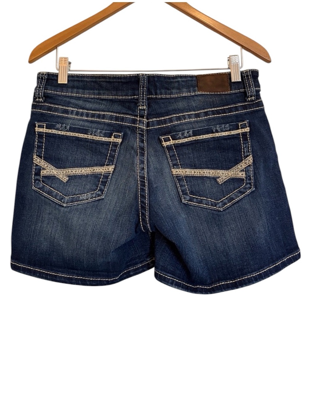 Women's BKE Stella Dark Blue Denim Jean Shorts